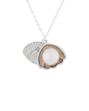 Splendid Pearls Silver Freshwater Pearl Pendant