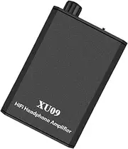 Uonlytech 1pc Handheld Sound Amplifier No Noise Design for Headphones Lightweight Compact for Music Gaming Movies Rechargeable Battery up to Hours Playtime