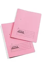 Rexel Jiffex A4 Transfer File - Pink (Pack of 50)
