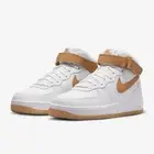 Nike Air Force 1 ‘07 Mid Summit White Desert Ochre Kids 5 Women’s 6.5