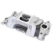 Aeroflow Sbc Air Gap Intake Manifold Dual Plane Chev 350 Natural - AF6010-1001