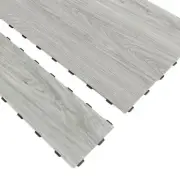 Art3d 18-Pack 36" x 6" Interlocking Luxury Vinyl Flooring Tile，Cover 27 Sq. Ft