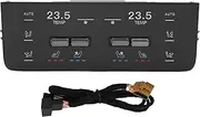 Brilluxa AC Control Panel, Climate Control Switch Module for Vehicle, Rear Air Conditioning Panel, Independent Temperature Adjustment Unit