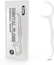 150 Count Dental Flossers Each Individually Wrapped , Floss Singles Bag, Travel Hotel Restaurant Office Car Dental Floss, Floss Picks Oral Care Teeth Clean Flat Wire
