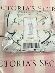 New VICTORIA'S SECRET Soft Modal Long Pajama Set Pants & Top Love You Script M