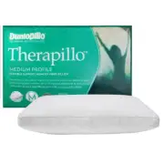 Dunlopillo Therapillo Flexible Support Memory Fibre Pillow Medium Profile