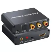 HDMI ARC Audio Extractor Digital DAC to RCA Coax SPDIF 3.5mm Converter Adapter