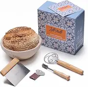 sourdough bread baking supplies kit (Round Basket Kit)