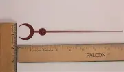 LARGE CRESCENT MOON SECOND HAND 2-56 THREAD GLO-DIAL / SYNCHRON NEON CLOCKS