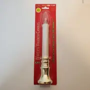 Brite Star Wireless LED Valencia Candle Warm Light 8 Hr Auto Timer Window
