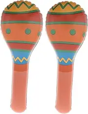 BESPORTBLE 2pcs Inflatable Knocking Stick Funny Hammer Party Inflatable Hammer Plastic Hammer Fake Hammer Inflatable Props Hammer Prop Blowing up Hammer Prop Hammer Light Brown
