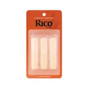 3 Pack Rico Baritone Saxophone Reeds # 3 Strength 3 RLA0330