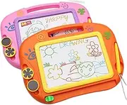 Abaodam 1 Drawing Board Colorful Educational Graffiti Writing Board for Enhances Hand Eye Coordination and Imagination Painting for Orange