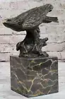 Art Deco Vienna Bronze Falcon American Eagle Hawk Bronze Sculpture Statue
