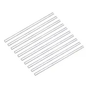 Acrylic Round Rod,10mm x 10-inch Clear,Solid Plastic PMMA Bar Stick 24pcs