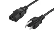 6FT-12FT Feet Shielded USA AC Power Cord NEMA5-15P to IEC320 C13 18AWG 10A 125V