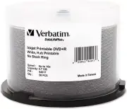 Verbatim DVD+R 4.7GB 16X DataLifePlus White 1 Count ( Pack of 1),