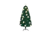 Mazam 2PCS Christmas Tree 6FT 1.8M LED Optic Fibre Multi Colour