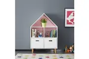 ALL 4 KIDS White Ivy Low Kids Bookcase Storage Unit
