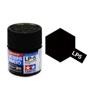 Tamiya 10ML LP-5 Semi Gloss Black Lacquer Paint