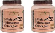 Natural Pink Himalayan Salt 1kg Pack of 2 by Root2leaf Organic