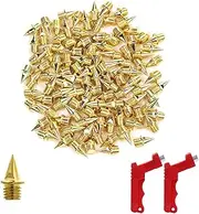 [Gyorwst] 120Pcs 1/4 Inch Track Spikes for Track Shoes,Replacement Spikes for Country Short Running Shoes with Spike Wrench