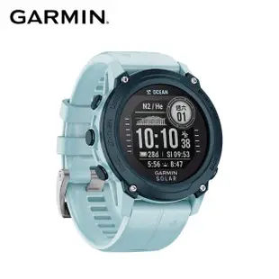 【GARMIN】Descent G1 Solar GPS 潛水電腦錶-海洋重生版