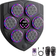 Upgrade Music Boxing Machine Gloves Smart Bluetooth Trainer Wall Mount Adults