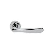 Manital Linda Door Lever Set on Round Rose - Available in Various Finishes