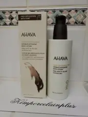 Ahava Leave On Deadsea Dermud Body Lotion With Pump 8.5 Fl Oz New Boxed