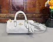 NWT COACH CK689 Lacey Crossbody In Signature Canvas Gold Satchel Shoulder Bag