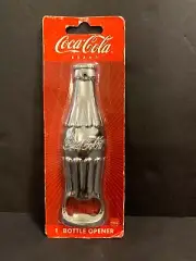 Coca-Cola Bottle Opener By Tablecraft Silver Contour Coke