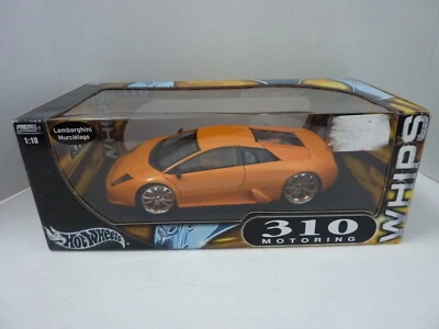 New Hot Wheels Orange Lamborghini Murcielago 1:18 Scale Die Cast 310 Motoring