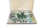 $325 NEW NICOLETTE MAYER COLLECTION Acrylic Tray 22.5”x14.5” Leaf Plant Green