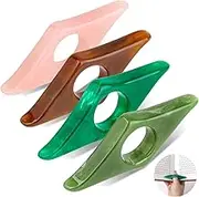 4 Pack Thumb Book Page Holder Personalized Resin Book Thumb Page Holders for Reading Lovers Bookmark Holder Book Reading Accessories Gift for Christmas, Thanksgiving Day, Classmate, Teachers