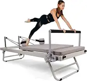 Pilates Reformer Machine for Home，Multifunctional Foldable Exercise Equipment for Strength Training Exercise