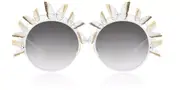 Anna-Karin Karlsson THE BUTTERFLY White Women’s Sunglasses Gold Size 58