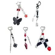 Guitar/Cross/Bow/Dices Key Chain Phone Chain Accessory Bowknot Mobilephone Strap