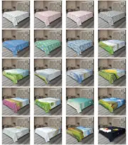 Ambesonne Rain Flat Sheet Top Sheet Decorative Bedding 6 Sizes