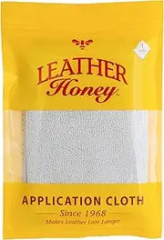 Leather Honey Lint-Free Application Cloth - Leather Conditioner Microfiber Cloth - Smoothly Applies Leather Cleaner & Leather Conditioner - 1 Application Cloth