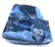 Certified 187.5 Ct Australia Sky-Blue Opal Natural Uncut Rough Loose Gems 5MSF