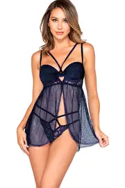 Wanderlust Babydoll with G-String by Dreamgirl