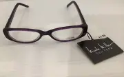 Nicole Miller New York Reading Glasses “Willow” +1.25 Purple Frame