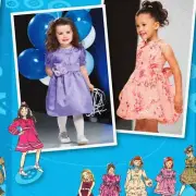 TinyThreads Dress Patterns: Easy Sew for Toddlers & Kids (Sizes 1/2-3)