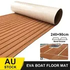 Light Brown EVA Foam Boat Flooring Mat Teak Decking Sheet Marine Carpet 90×240cm
