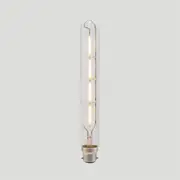 VINTAGE LED Vintage LED Light Globe - T Style - 3W Bayonet Clear
