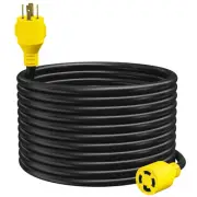 Leisure Cords NEMA L14-30 4 Prong Locking 30 Amp Generator Extension Cord, 50 ft