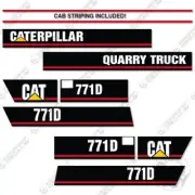 Fits Caterpillar 771D Decal Kit Quarry Truck Decals - 3M VINYL!