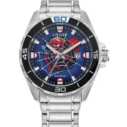 Reloj Citizen Hombre Marvel Spider-man Bm7610-52w Acero Ecodrive