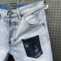 在飛比找Yahoo!奇摩拍賣優惠-#新品 #現貨 22夏季新款牛仔短褲男Dsquared2修身